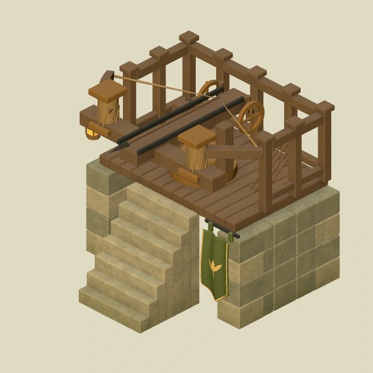 3D model of Ballista Post