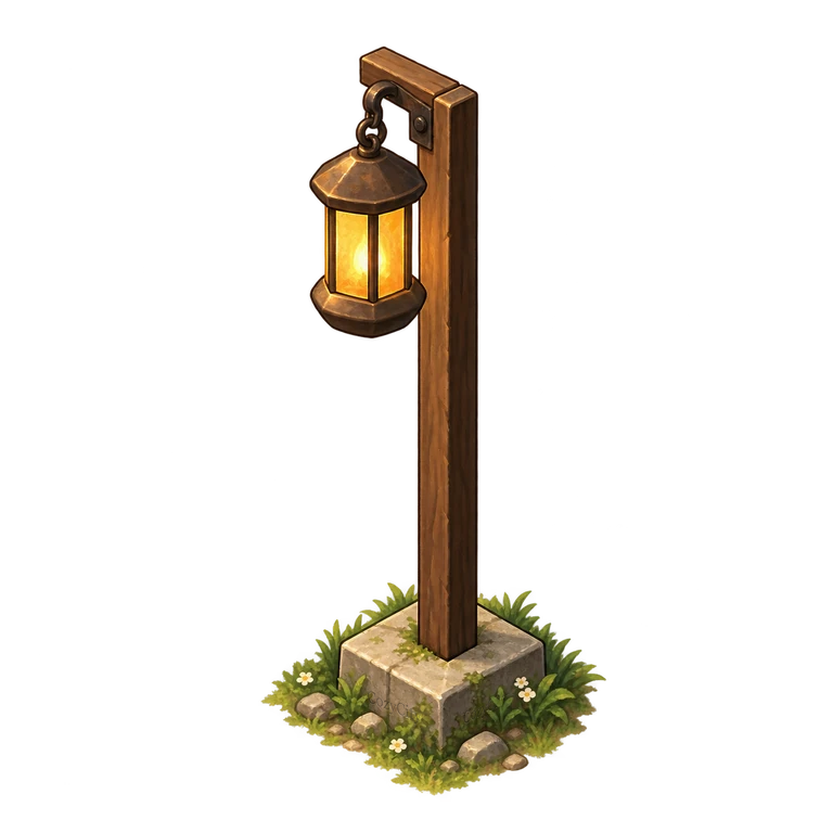 Path Lantern illustration from the game’s build menu